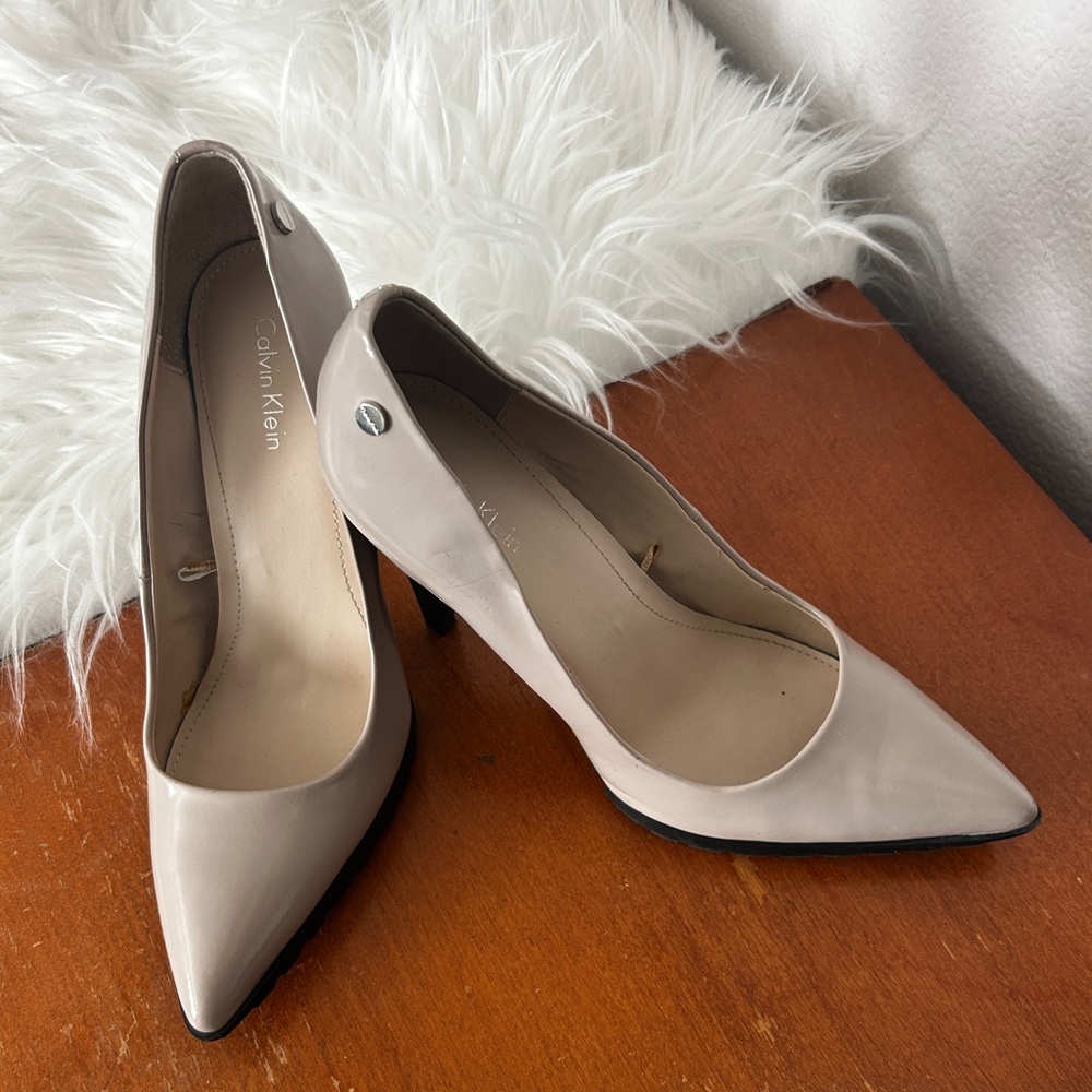 Calvin Klein Women's Beige Heels